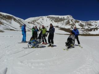 Corso Tandemski Dualski Piloted, specializzazione maestri di sci, 26-29 aprile 2012 Campo imperatore L'Aquila